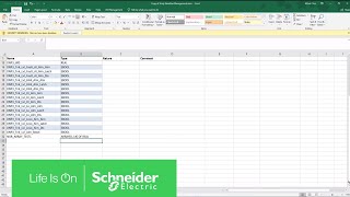 How to Create Alias Array Variables Using the Unity Excel Tool  Schneider Electric Support [upl. by Nylteak930]