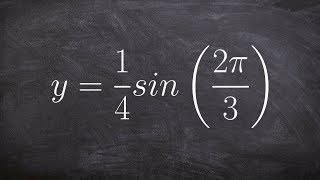 How to Find the Period and Amplititude of the Equation of Sine [upl. by Xenophon926]