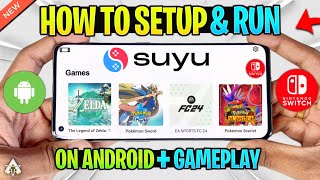 🔥 How To Setup SUYU Emulator Android  Best SettingsGameplay  New Nintendo Switch Emulator Android [upl. by Kammerer]