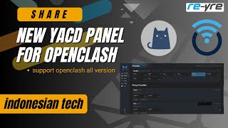 New Yacd Control Panel Support All OpenClash Version OpenWrt  REYREWRT [upl. by Hannaoj]