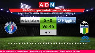 Audax Italiano vs OHiggins  Campeonato Primera 2024  Fecha 26 [upl. by Tudor660]