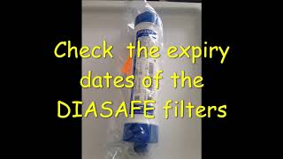 Changing Diasafes plus filters on a 5008 dialysis machine [upl. by Ginevra592]