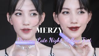 GIVEAWAY  SWATCH amp REVIEW MERZY MELLOW TINT SEASON 3  DREAMY LATE NIGHT  Mai Trinh Official [upl. by Aleusnoc]