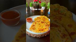 Trending recipe of healthy Besan Chilla shorts recipe healthy besan chilla [upl. by Rammaj]