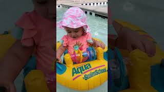 Elianna 18 mos at the pool [upl. by Annayehc258]