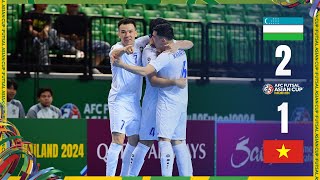 Full Match  AFC Futsal Asian Cup Thailand 2024™  QuarterFinals  Uzbekistan vs Vietnam [upl. by Aehtla]