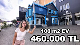 100 m² PREFABRİK EV 460000 TL 😳 Müstakil Ev Turu PrefabrikEvim [upl. by Anazus]