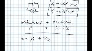 Scheinwiderstand Impedanz Z von Kondensatoren und Spulen [upl. by Ydal]