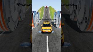 Colourful Cars vs Chained Hydraulic Crush  BeamNGDrive shorts beamng [upl. by Andrade]