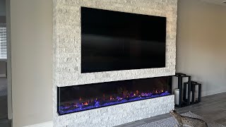 Dimplex Ignite XL Bold 100 Inch Electric Fireplace DIY Build [upl. by Ragse269]