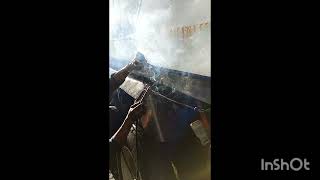 nag welding gamit ng rod stainles [upl. by Dickman]