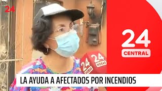 Cómo está llegando la ayuda a afectados por incendios  24 Horas TVN Chile [upl. by Michaele]