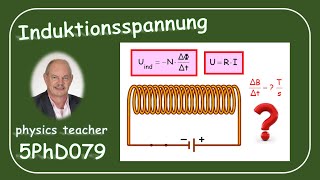 Physik 5PhD079 Induzierte Spannung [upl. by Treiber]