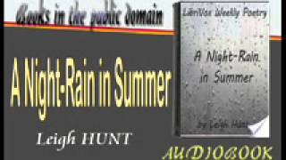 A Night Rain in Summer Audiobook Leigh HUNT [upl. by Mahgirb]