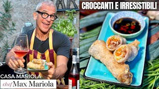 Oggi mi sono Superato INVOLTINI PRIMAVERA CINESI Fatti in Casa  Ricetta di Chef Max Mariola [upl. by Fredenburg]