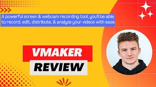 Vmaker Review Demo  Tutorial I The Advanced Screen Webcam amp Video Recording Tool [upl. by Armmat800]