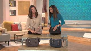 Tignanello Vintage Leather Convertible Messenger Bag with Gabrielle Kerr [upl. by Yssac]