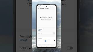 Font Size kaise Change kare  Font size change Android  Sumsung shorts [upl. by Canter]