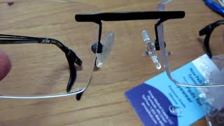 Minor eyeglass repair replacing the nose pads S4E59 [upl. by Nrubloc489]