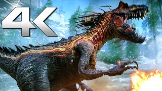 SECOND EXTINCTION Trailer 4K 2020 Dinosaur Game [upl. by Lananna]