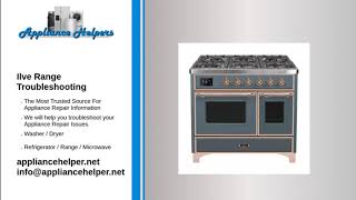 Ilve Range Troubleshooting [upl. by Bianka]