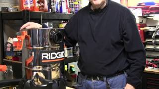 Ridgid 6Gallon Stainless Steel WetDry Vac WD64250 [upl. by Ardnas]