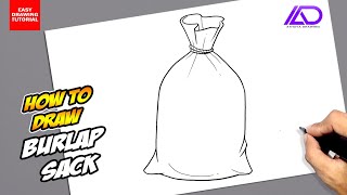 How to draw Burlap Sack [upl. by Atniuq639]