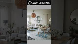 Small Living Room Dining Room Combo Design Ideas [upl. by Pegasus]