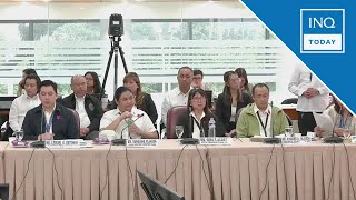 Four OVP execs cited for contempt show up at House hearing  INQToday [upl. by Nolyad]