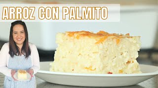 Arroz con Palmito  Receta fácil [upl. by Ralip]