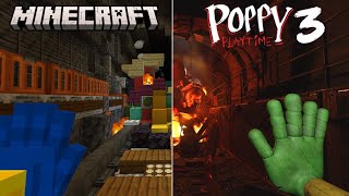 Poppy Playtime Chapter 3 Full Map Minecraft  Train Station [upl. by Amaerd]