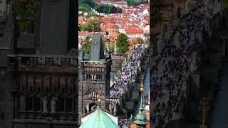 Pragues Magic Aerial Drone Tour of the Czech Capital [upl. by Ittap513]