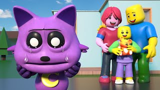 ROBLOX Brookhaven 🏡RP  FUNNY MOMENTS CatNaps Sad Origin Story  Gold Roblox Animation [upl. by Acihsay476]