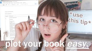 THIS PLOTTING TIP CHANGED MY LIFE HOW TO PLOT YOUR BOOK EASY 📖 my secret novel tip and template [upl. by Felicle]