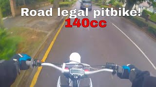 Road Legal  Stomp 140cc  Pit bike  Pitbike [upl. by Nylecoj]