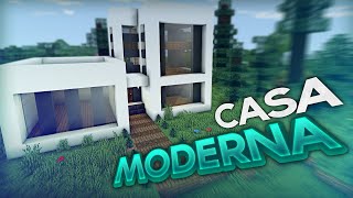 CÓMO HACER UNA CASA MODERNA DE HORMIGÓN EN MINECRAFT [upl. by Ayhdiv]