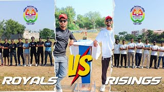 RISING STAR vs ROYAL CHALLENGERS navodaya alumini cricket match  annual meetup JNV Dholpur [upl. by Nereids]