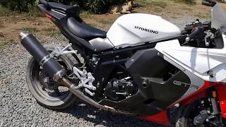 Hyosung GT 650 R 2015 review en español [upl. by Hamlin]