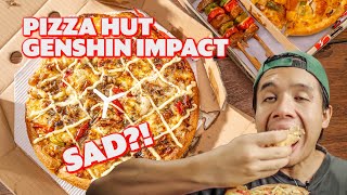 PIZZA HUT X GENSHIN IMPACT JADI MENU PIZZA SAD [upl. by Charlean]