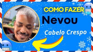 Nevou no cabelo cacheado❄️🇧🇷 nevou matizador [upl. by Schurman829]