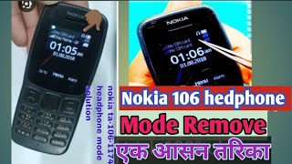 nokia106 ta1114 headphone mode solutionnokia 106 mode headset [upl. by Leimaj]