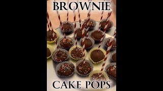 BROWNIE CAKE POPS So EASY and out of this world DELICIOUS Save [upl. by Jarrell]