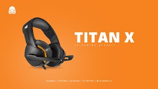 QUICK REVIEW HEADSET GAMING TITAN X [upl. by Ybur]