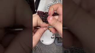 Paperclip chainmail bracelet live replay [upl. by Pat]