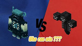 Warden vs Wither  Ultimate Minecraft Showdown [upl. by Frangos]