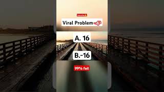 Viral math problem Can you solve shorts sec reels maths numbergame [upl. by Aratahs973]