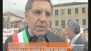 BASSANO TG  23042016  INAUGURATA A SAN ZENONE LA FIERA DI SAN MARCO [upl. by Latsyrk]