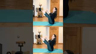 Try Merudasana for strength amp flexibility yogawithsaratrapani [upl. by Fugazy249]