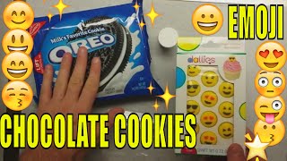 Emoji Cookies How to make emoji chocolate covered oreos Recipe to Do it Yourself Baking Basic [upl. by Laicram]