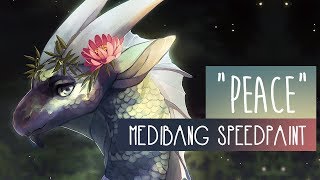 Peace  SPEEDPAINT  Medibang Paint Pro [upl. by Peppi726]